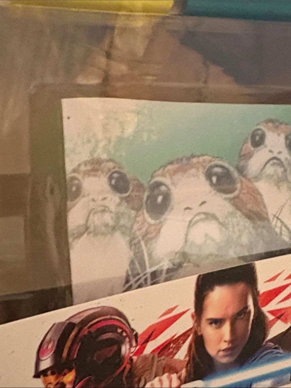 Star Wars Stationery Set - Orange and Brown Journal with Porg Accents